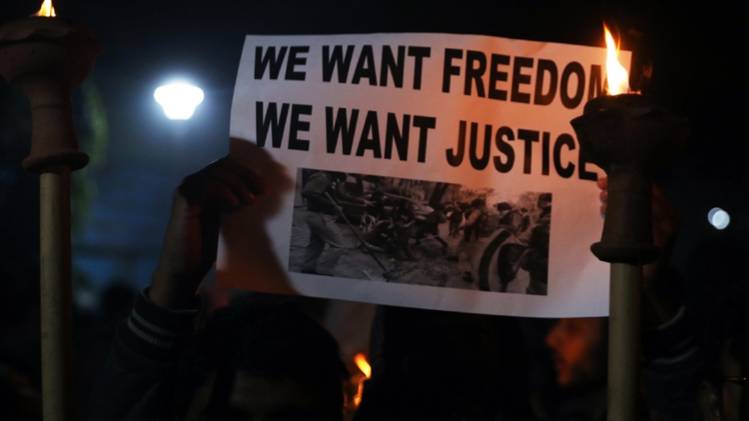 जेएनयू हिंसा के खिलाफ विरोध प्रदर्शन (ANI)