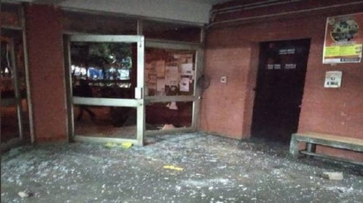 जेएनयू में तोड़फोड़