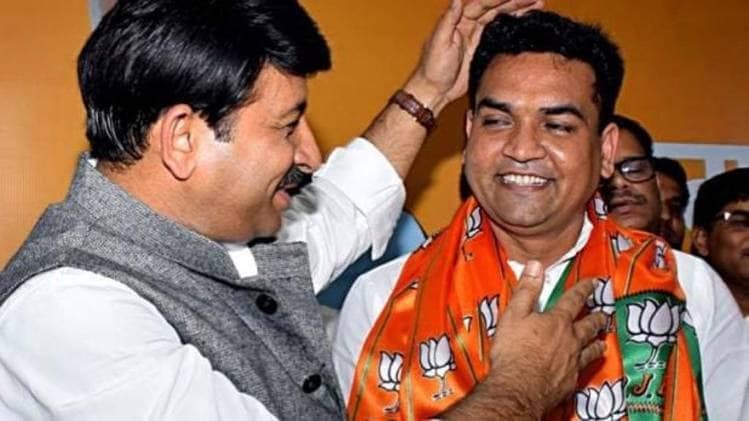 बीजेपी नेता मनोज तिवारी और कपिल मिश्रा (फाइल फोटो-ANI)