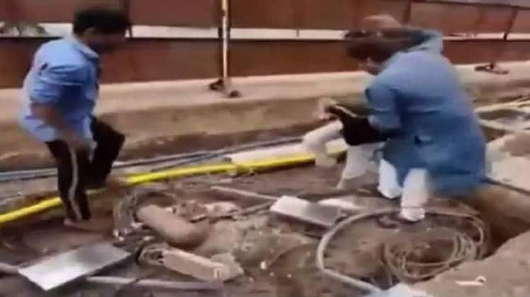 कप्तान मलिक के वायरल वीडियो का स्क्रीनशॉट