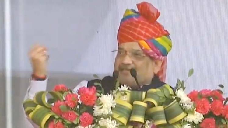 जोधपुर में CAA के समर्थन में रैली को संबोधित करते गृह मंत्री अमित शाह (फोटो: Twitter/BJPLive)