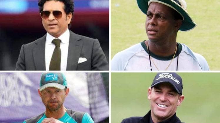 Collarge (Sachin Tendulkar, Courtney Walsh, Ricky Ponting, Shane Warne)