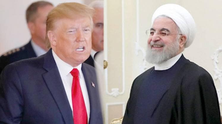 अमेरिकी राष्ट्रपति डोनाल्ड ट्रंप और ईरान के राष्ट्रपति हसन रूहानी (Courtesy- PTI)