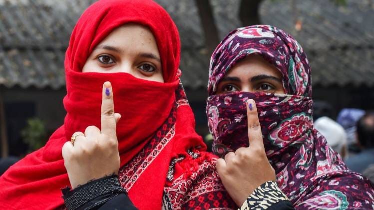 दिल्ली की मुस्लिम मतदाता (Photo: PTI)
