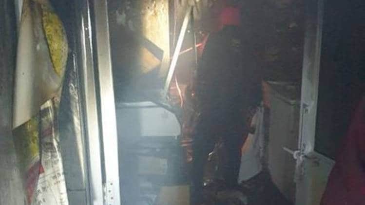 दिल्ली एम्स के Cardio-Thoracic Science सेंटर में लगी आग (ANI)