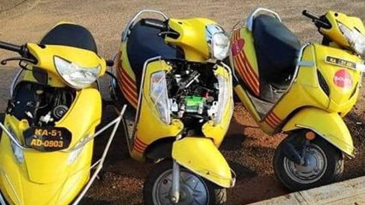 हेलमेट चोरी रोकने के लिए अनूठा कदम