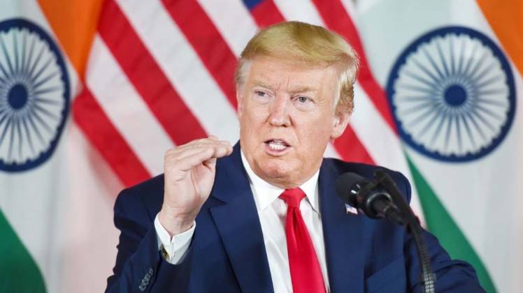 अमेरिकी राष्ट्रपति डोनाल्ड ट्रंप ने दिल्ली में की प्रेस कॉन्फ्रेंस