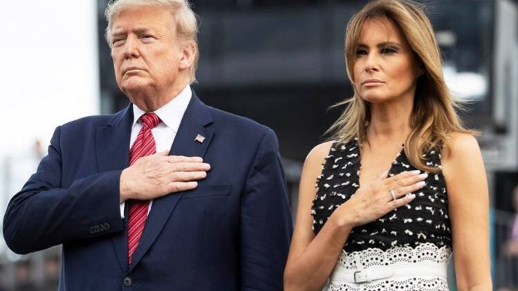 अमेरिका के राष्ट्रपति डोनाल्ड ट्रंप और फर्स्ट लेडी मेलानिया ट्रंप (फाइल फोटो- Aajtak)