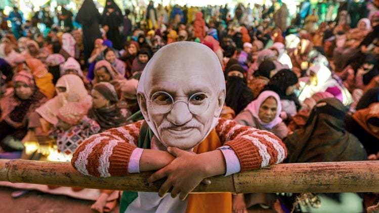 Delhi Elections 2020: दिल्ली के शाहीन बाग में जारी है विरोध प्रदर्शन (फोटो: PTI)