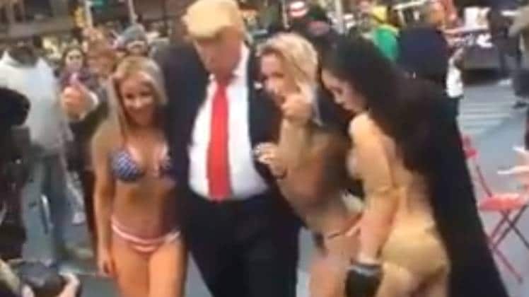 ट्रंप की तरह दिखने वाले शख्स का वीडियो वायरल