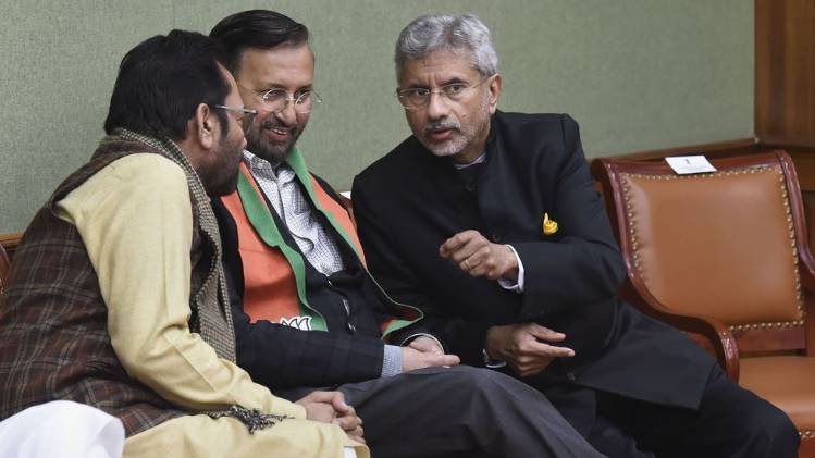 बीजेपी नेताओं के साथ विदेश मंत्री एस. जयशंकर (फाइल फोटो-PTI)