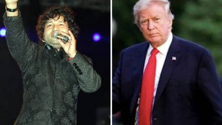 कैलाश खेर, डोनाल्ड ट्रंप