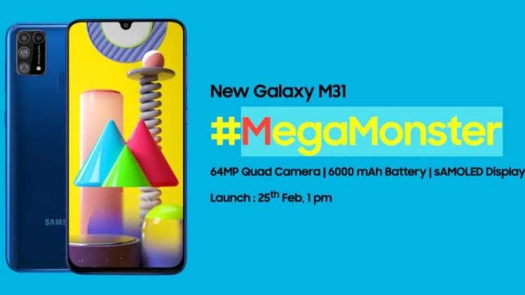 Galaxy M31 Launch Banner