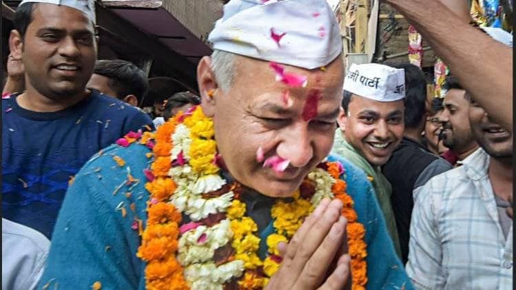 दिल्ली के डिप्टी सीएम मनीष सिसोदिया (PTI)