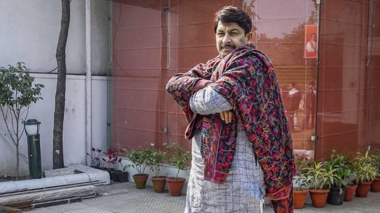 नतीजों के बाद बीजेपी के दिल्ली प्रदेश अध्यक्ष मनोज तिवारी (फोटो-PTI)