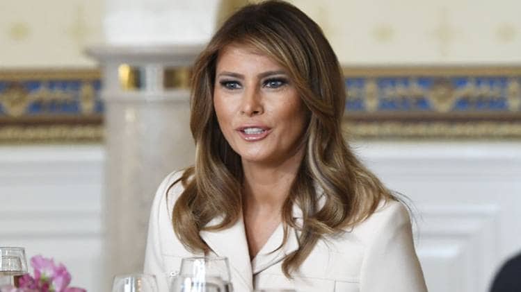 मेलानिया ट्रंप ने ट्वीट कर जताई खुशी (फोटो: AP)