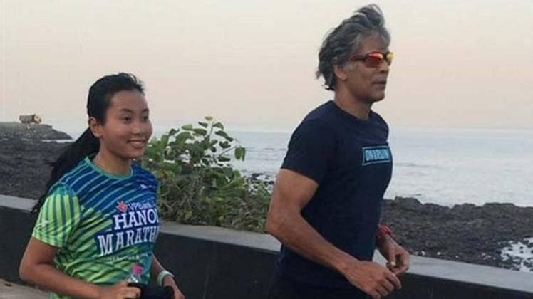 मिलिंद सोमन और अंकिता कंवर 