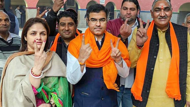 Delhi election 2020: बीजेपी सांसद परवेश वर्मा 