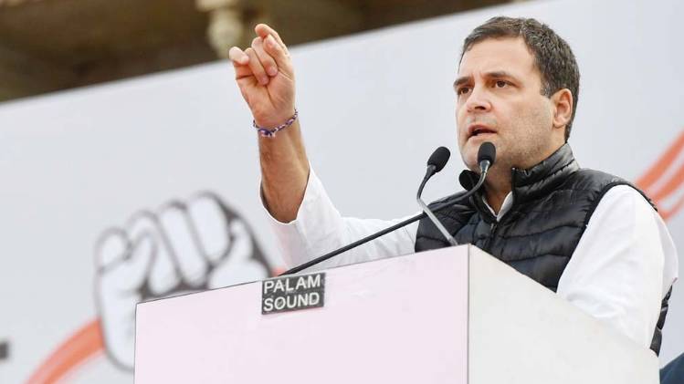 राहुल गांधी ने जंगपुरा में एक चुनावी रैली को किया संबोधित (फाइल फोटो: PTI)
