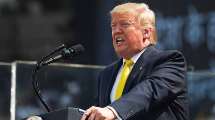 Donald Trump in Gujarat (फोटो-रॉयटर्स)