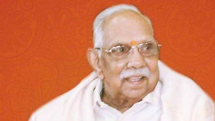 पी परमेश्वर छात्र जीवन में ही संघ से जुड़े थे (फाइल फोटो-Twitter/@airnewsalerts)