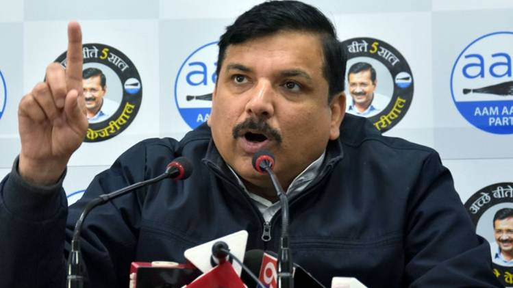 संजय सिंह के बयान के खिलाफ बीजेपी ने चुनाव आयोग में शिकायत दर्ज कराई थी (फाइल फोटो-ANI)