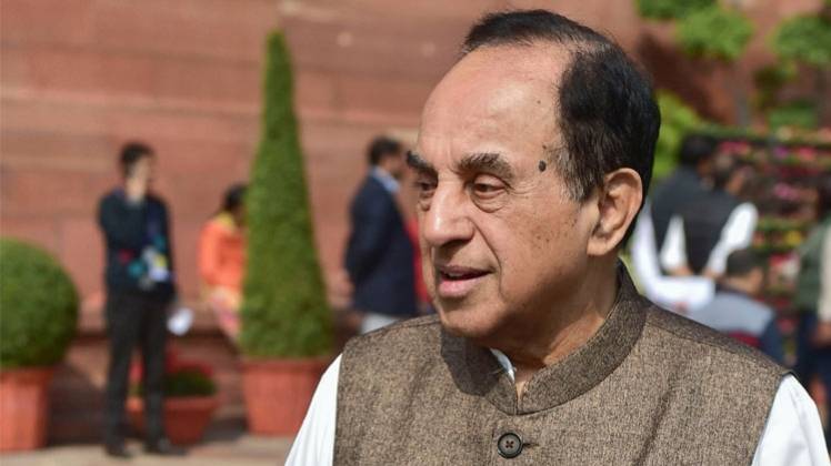 राज्यसभा सांसद सुब्रमण्यम स्वामी ने दिया बड़ा बयान