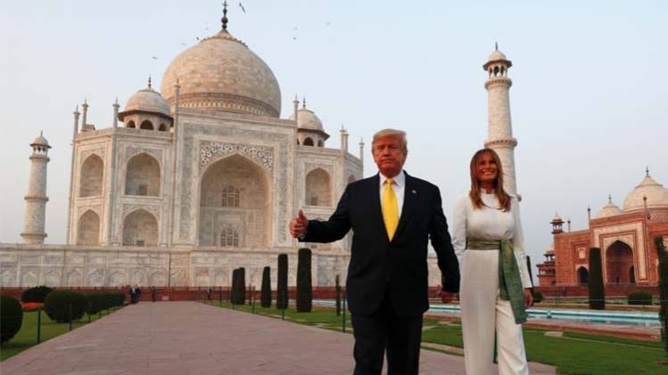 US President Donald Trump Agra Visit