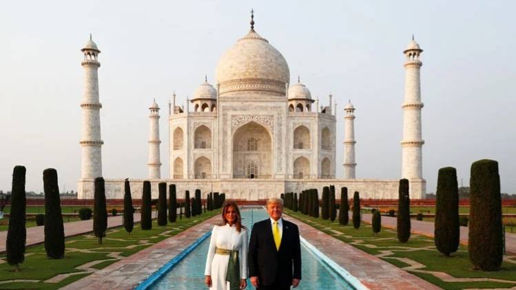 अमेरिकी राष्ट्रपति डोनाल्ड ट्रंप और उनकी पत्नी मेलानिया ट्रंप