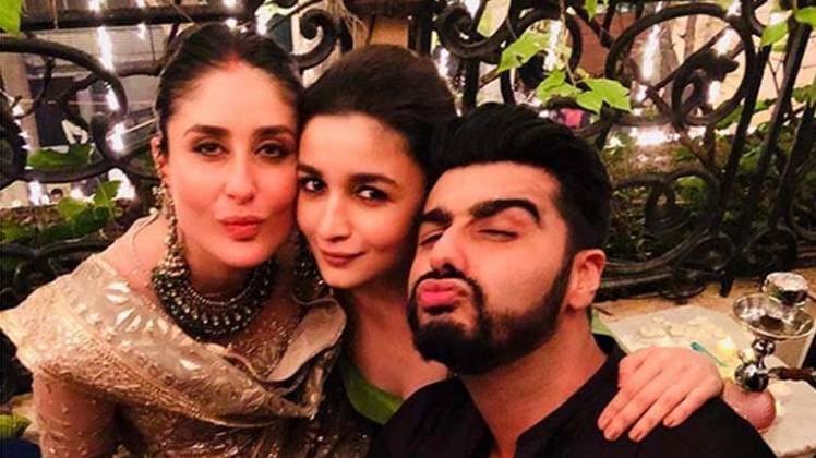 आलिया भट्ट, अर्जुन कपूर और करीना कपूर खान