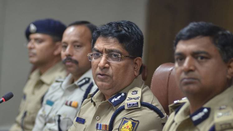 बेंगलुरु पुलिस आयुक्त भास्कर राव (फोटो-PTI)