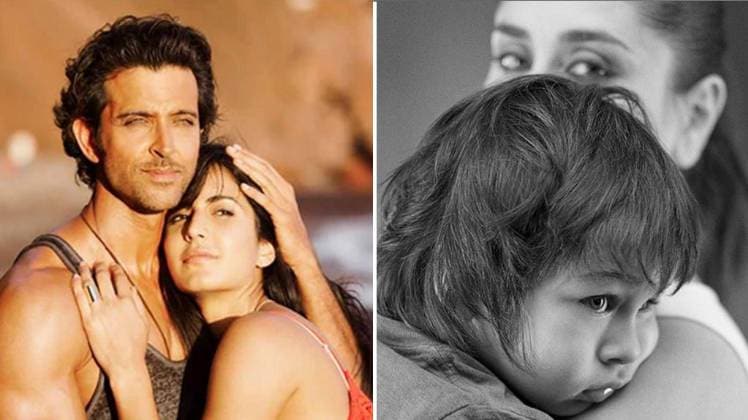 ऋतिक रोशन और कटरीना कैफ और करीना कपूर खान और तैमूर अली खान