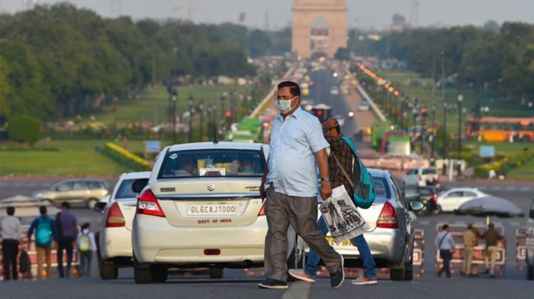 दिल्ली में बाजार बंद (फोटो-पीटीआई)