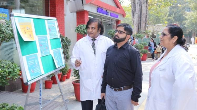 देशभर में कोरोना वायरस के लिए चलाया जा रहा जागरूकता अभियान (तस्वीर-IANS)