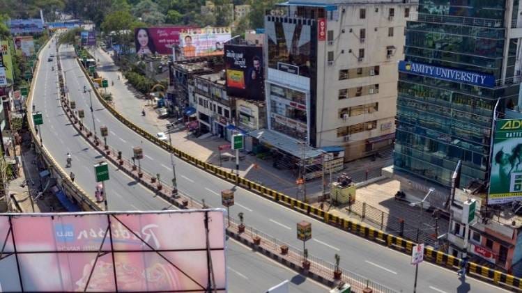 रांची में लॉकडाउन के दौरान की तस्वीर (फोटो- पीटीआई)