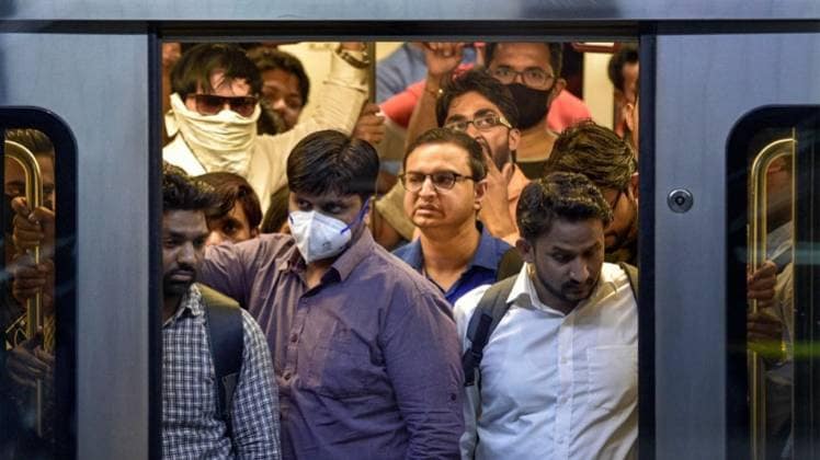 22 मार्च को दिल्ली मेट्रो बंद (फोटो-पीटीआई)