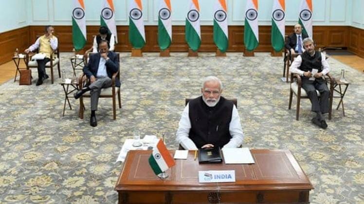 जी-20 सम्मेलन में प्रधानमंत्री नरेंद्र मोदी (फोटो-पॉलोमी साहा)