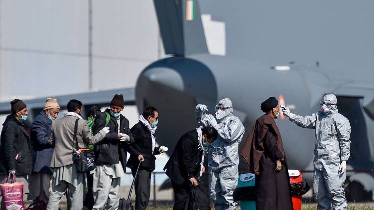 ईरान की मदद के लिए पहुंचा चीनी विशेषज्ञ दल.(फोटो-पीटीआई)