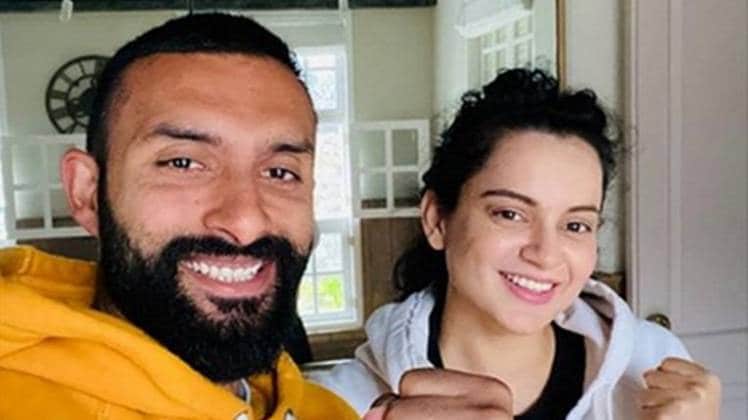 ट्रेनर सिड के साथ कंगना रनौत