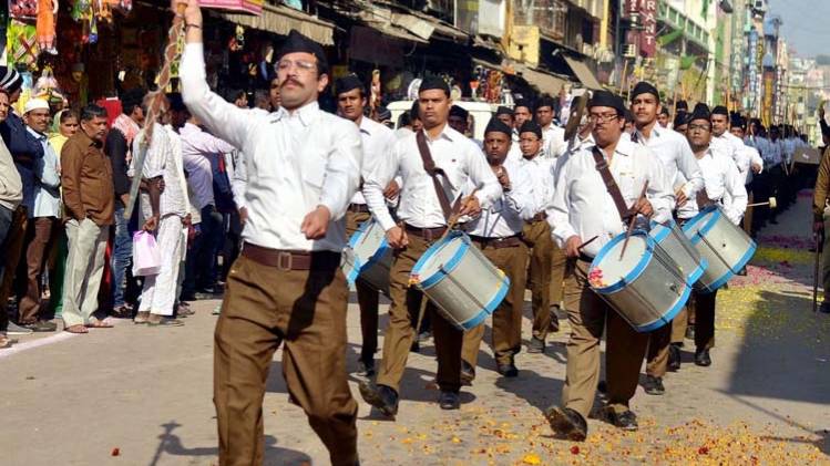  अजमेर में संघ का पथ संचलन कार्यक्रम (फाइल फोटो- पीटीआई)