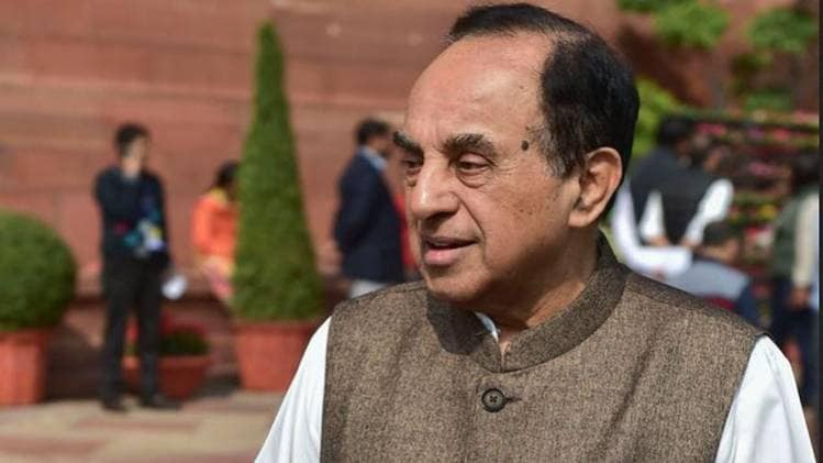 बीजेपी नेता सुब्रह्मण्यम स्वामी (फाइल फोटो- पीटीआई)