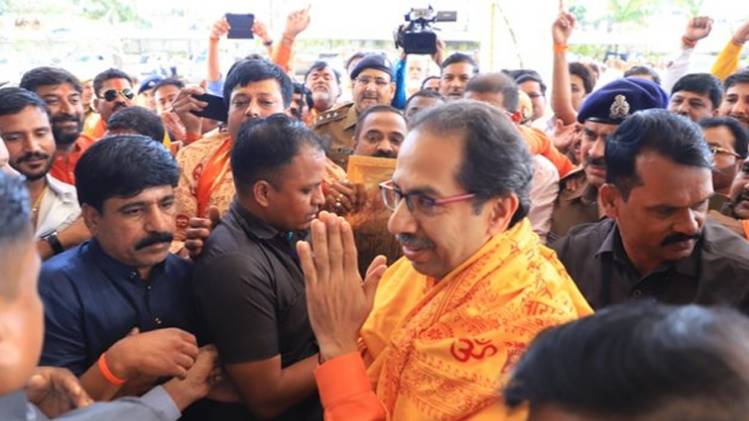 महाराष्ट्र के मुख्यमंत्री और शिवसेना प्रमुख उद्धव ठाकरे 