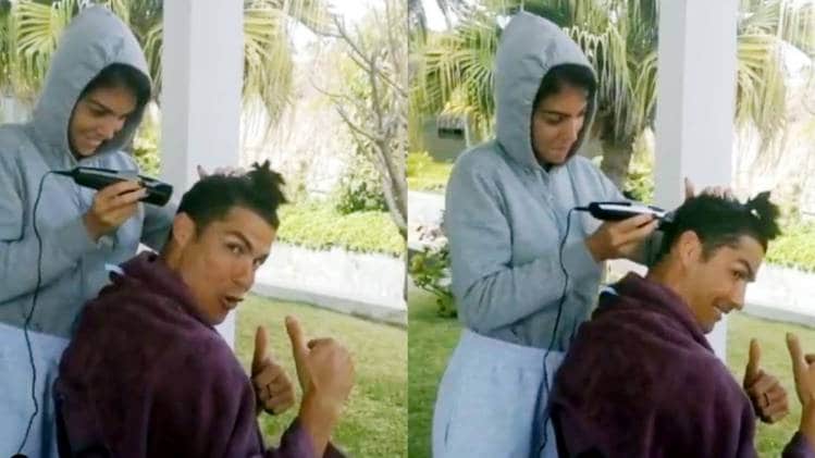 Cristiano Ronaldo With Girlfriend Georgina Rodriguez