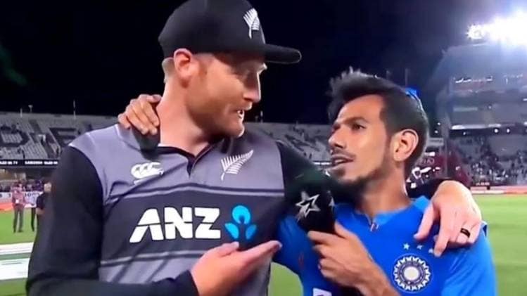 Martin guptill and Yuzvendra Chahal