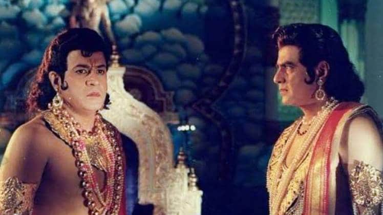 फिल्म लव कुश का एक सीन