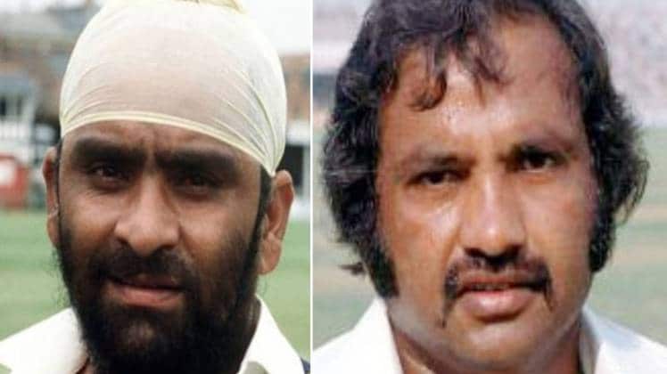 कप्तान बिशन सिंह बेदी और मुश्ताक मोहम्मद (Getty)