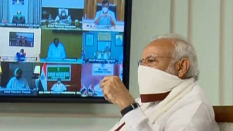 मुख्यमंत्रियों के साथ पीएम मोदी की बैठक (PTI फोटो)