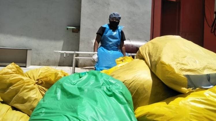 मेडिकल वेस्ट को संक्रमण मुक्त करना बड़ी चुनौती 