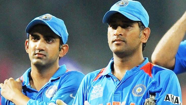 Gautam Gambhir and MS Dhoni