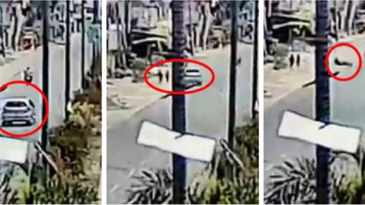 सोशल मीडिया पर वायरल वीडियो का स्क्रीनशॉट